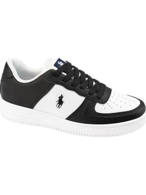 TENIS CASUAL URBANO BLANCO/NEGRO HPC POLO