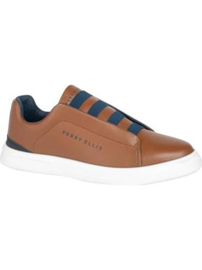TENIS CASUAL URBANO CAJA CHOCLO CAFE PERRY ELLIS - Image 2