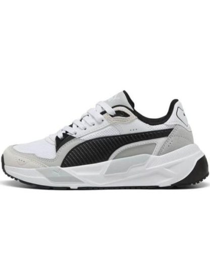 TENIS CASUAL URBANO TRINITY 2 JR BLANCO/NEGRO PUMA