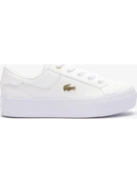 TENIS CASUAL ZIANE PLATFORM 124 2 CFA BLANCO LACOSTE