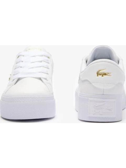 TENIS CASUAL ZIANE PLATFORM 124 2 CFA BLANCO LACOSTE - Image 4