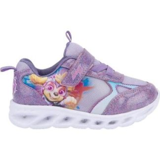 TENIS CON LUCES LILA PAW PATROL