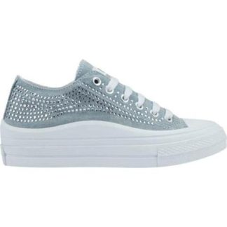TENIS CON PEDRERIA AZUL MEZCLILLA BELINDA PEREGRIN