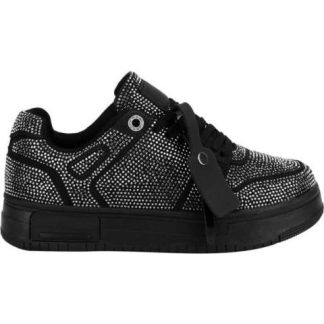 TENIS CON PEDRERIA NEGRO BELINDA PEREGRIN