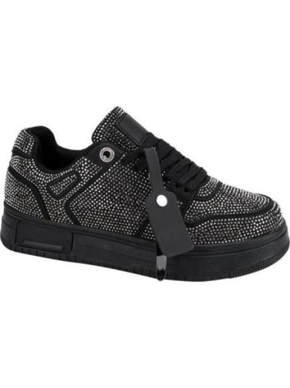 TENIS CON PEDRERIA NEGRO BELINDA PEREGRIN - Image 2