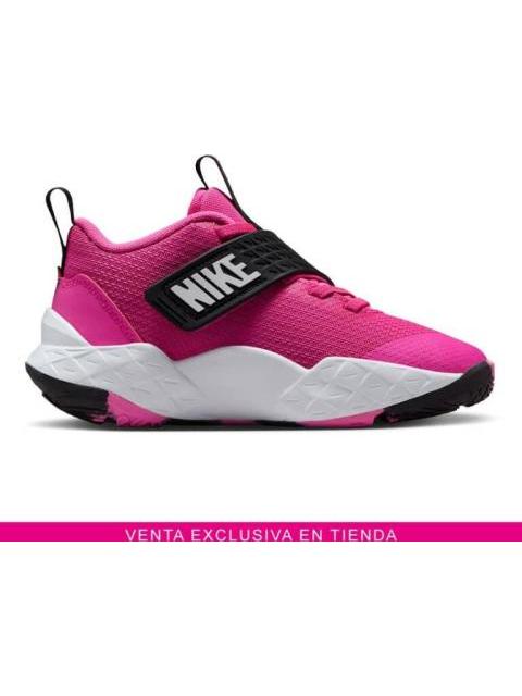 TENIS DE BASKETBALL TEAM HUSTLE D 12 (PS) ROSA NIKE