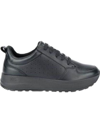TENIS DE PIEL NEGRO FLEXI