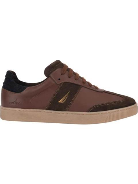 TENIS DE PIEL ROJO LADRILLO NAUTICA