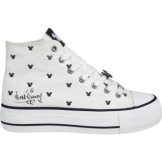 TENIS MICKEY MOUSE BOTA BLANCO/NEGRO MICKEY MOUSE