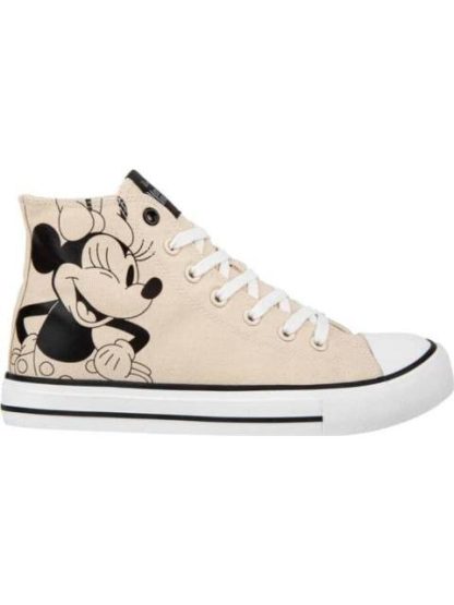 TENIS MINIE BOTA BEIGE MINNIE MOUSE