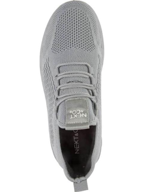 TENIS SLIP ON AGUJETA CASUAL TEJIDO GRIS NEXT CO - Image 3