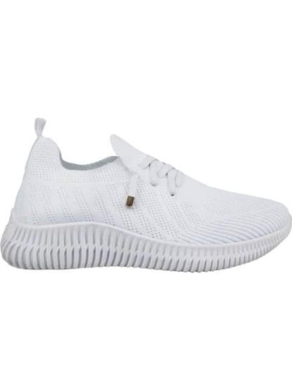 TENIS TEJIDO SLIP ON CON AGUJETA BLANCO NEXT CO