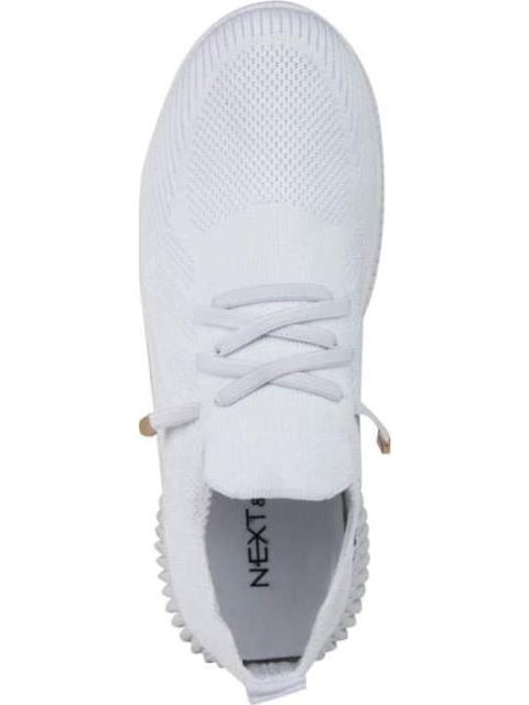 TENIS TEJIDO SLIP ON CON AGUJETA BLANCO NEXT CO - Image 3