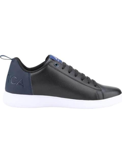 TENIS URBANO CASUAL AGUJETA NEGRO NAUTICA