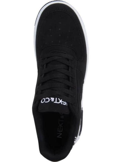 TENIS URBANO CHOCLO GAMUZA ANIMAL PRINT NEGRO NEXT CO - Image 3