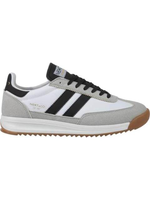 TENIS URBANO RETRO CLASICO BLANCO/NEGRO NEXT CO