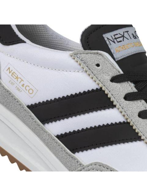 TENIS URBANO RETRO CLASICO BLANCO/NEGRO NEXT CO - Image 6