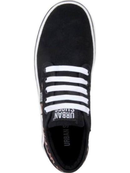 TENIS URBANO SKATE ANIMAL PRINT NEGRO URBAN SHOES - Image 3