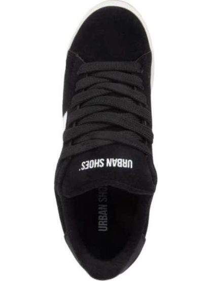 TENIS URBANO SKATE COLEGIAL BLANCO/NEGRO URBAN SHOES - Image 3