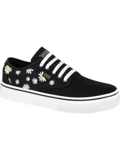 TENIS URBANO SKATE FLORES NEGRO URBAN SHOES