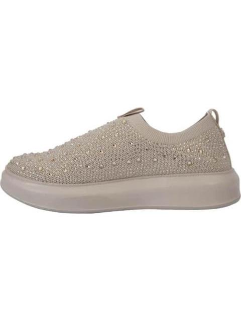 TENIS CONFORT CON BRILLOS BEIGE THALIA SODI - Image 5