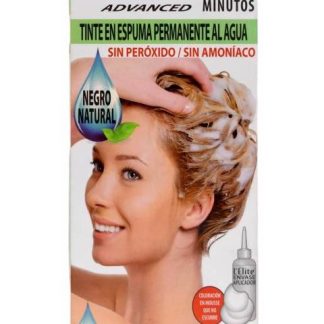 TINTE EN ESPUMA PERMANENTE AL AGUA NEGRO MUJER 6 G LELITE