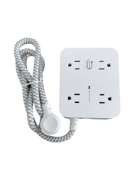 TIRA MULTICONTACTO HN8U5WC2 8 TOMAS DE CORRIENTE ESPACIADAS. 2 USB A 2 USB C