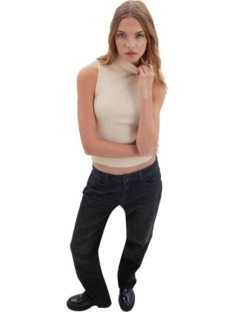 TOP CUELLO ALTO BEIGE HOLLY LAND