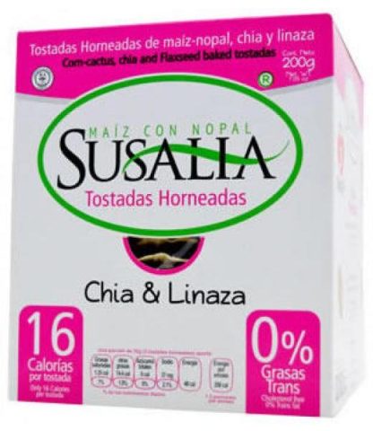 TOSTADAS HORNEADAS CHIA Y LINAZA 200 G SUSALIA