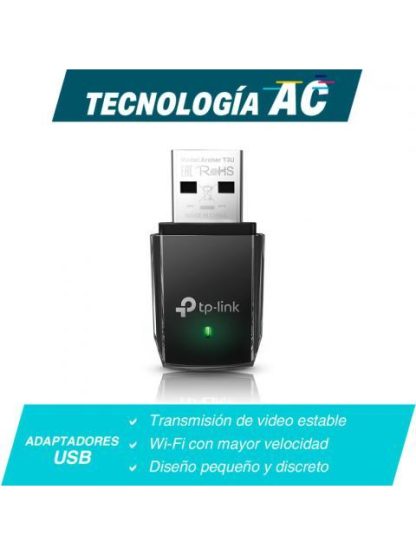 TP-LINK ADAPTADOR DE RED USB ARCHER T3U ALAMBRICO WLAN 1267 MBIT-S 2.4-5GHZ - Image 5