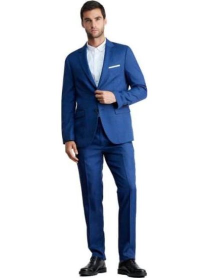 TRAJE DE VESTIR CUADROS AZUL HPC POLO