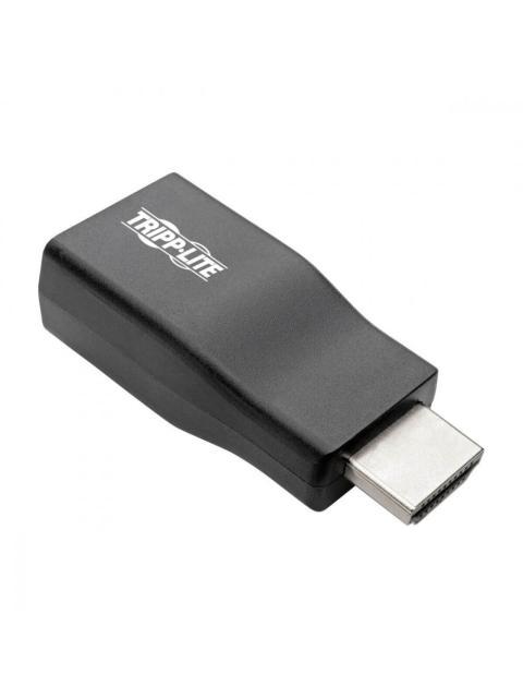 TRIPP LITE BY EATON ADAPTADOR COMPACTO HDMI MACHO - VGA CON AUDIO HEMBRA NEGRO