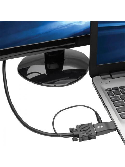 TRIPP LITE BY EATON ADAPTADOR COMPACTO HDMI MACHO - VGA CON AUDIO HEMBRA NEGRO - Image 3