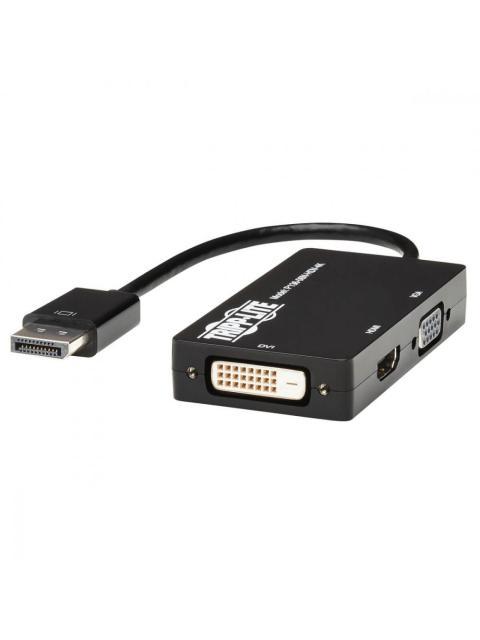 TRIPP LITE BY EATON ADAPTADOR DISPLAYPORT MACHO - HDMI-DVI-VGA HEMBRA NEGRO