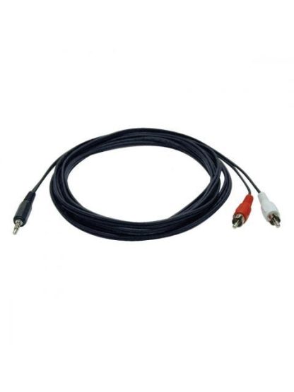 TRIPP LITE BY EATON CABLE 3.5MM MACHO - RCA MACHO 3.66 METROS NEGRO