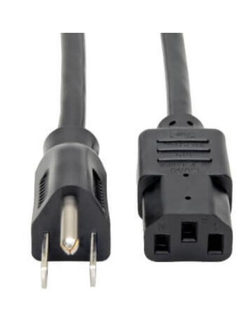 TRIPP LITE BY EATON CABLE DE PODER NEMA 5-15P MACHO - C13 ACOPLADOR HEMBRA 3.66 METROS NEGRO
