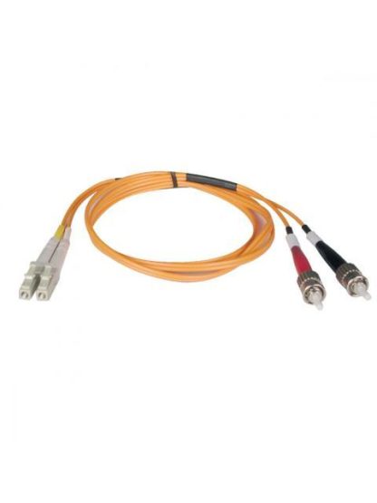 TRIPP LITE BY EATON CABLE FIBRE OPTICA MULTIMODO OM1 LC MACHO - ST MACHO NUCLEO 62.5?M CUBIERTA 125?M 2 METROS NARANJA