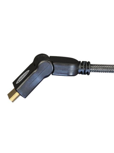 TRIPP LITE BY EATON CABLE HDMI DE ALTA VELOCIDAD CON CONECTORES GIRATORIOS HDMI 1.3 MACHO - HDMI 1.3 MACHO 4K 30HZ 3.05 METROS NEGRO - Image 3