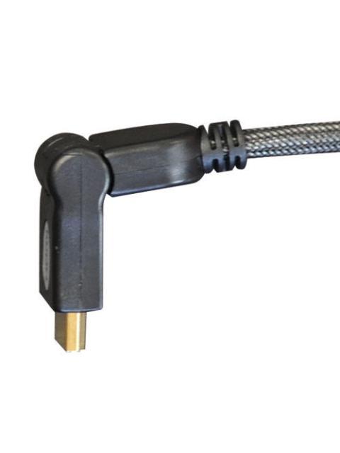 TRIPP LITE BY EATON CABLE HDMI DE ALTA VELOCIDAD CON CONECTORES GIRATORIOS HDMI 1.3 MACHO - HDMI 1.3 MACHO 4K 30HZ 3.05 METROS NEGRO - Image 4