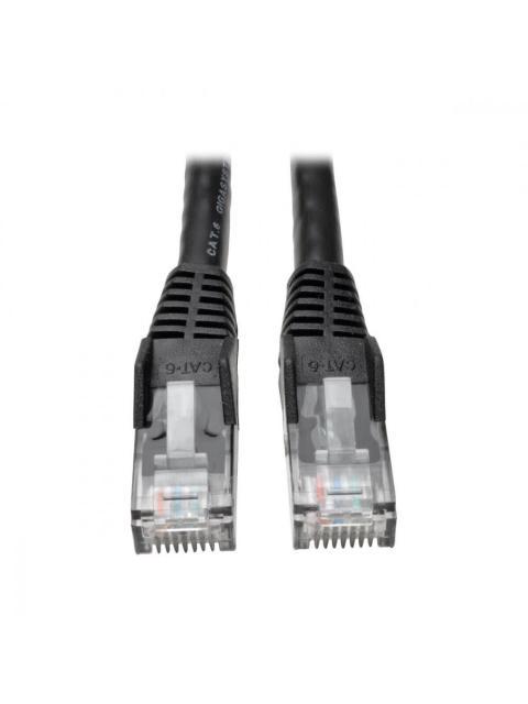 TRIPP LITE BY EATON CABLE PATCH CAT6 UTP MOLDEADO SIN ENGANCHES RJ-45 MACHO - RJ-45 MACHO 7.6 METROS NEGRO