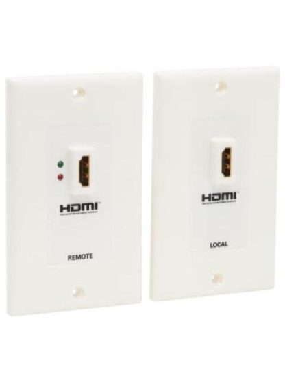 TRIPP LITE BY EATON JUEGO EXTENSOR DE PLACA DE PARED HDMI SOBRE CAT5-CAT6 DOBLE