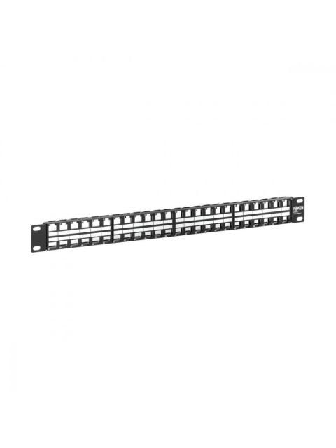 TRIPP LITE BY EATON PANEL DE PARCHEO CAT5E-CAT6-CAT6A 48 PUERTOS RJ-45 1U NEGRO