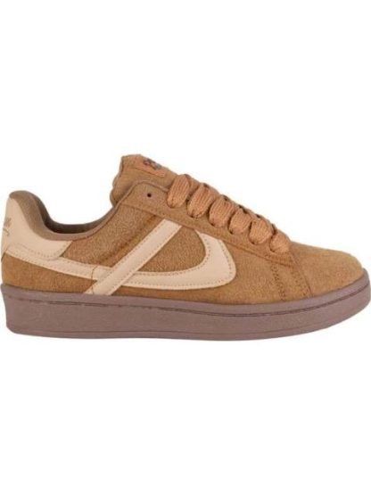 UNI CHOCLO MARRON TENIS URBANO SKATE CAMEL PANAM
