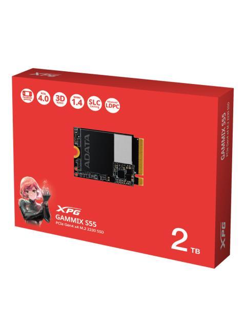 UNIDAD DE ESTADO SOLIDO XPG GAMMIX S55 2TB PCIE GEN4 X4 M.2 2230 SGAMMIXS552TC - Image 8