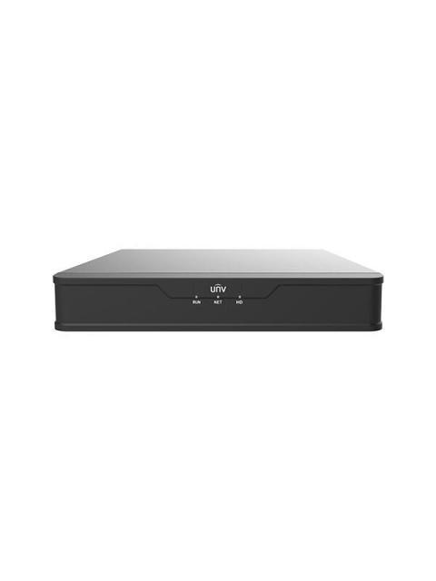 UNIVIEW NVR DE 8 CANALES NVR301-08S3-P8 PARA 1 DISCOS DUROS MAX. 8TB 2 X USB 2.0 9 X RJ-45