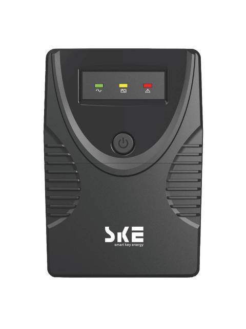 UPS INTERACTIVO SKE ENERGY GP1000 1000VA-600W COLOR NEGRO Y GRIS VOLTAJE DE ENTRADA Y SALIDA 120V