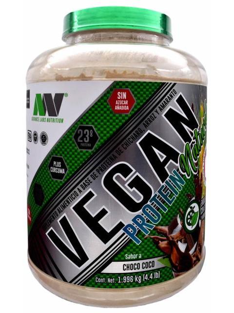 VEGAN PROTEIN NATURALS CHOCO COCO 1.996 KG ADVANCE NUTRITION