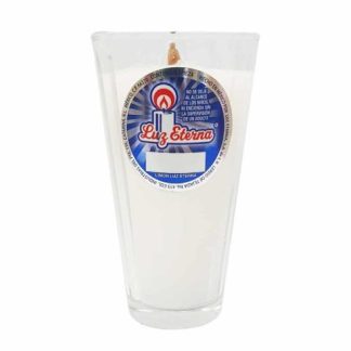 VELADORA LUZ ETERNA VASO LIMONERO