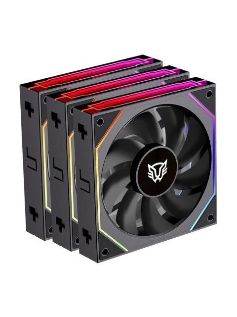 VENTILADOR BALAM RUSH EOLOX LINK EXL95 3X 120MM 1800RPM ARGB NEGRO