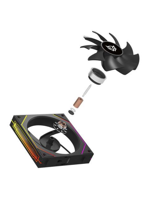 VENTILADOR BALAM RUSH EOLOX LINK EXL95 3X 120MM 1800RPM ARGB NEGRO - Image 5